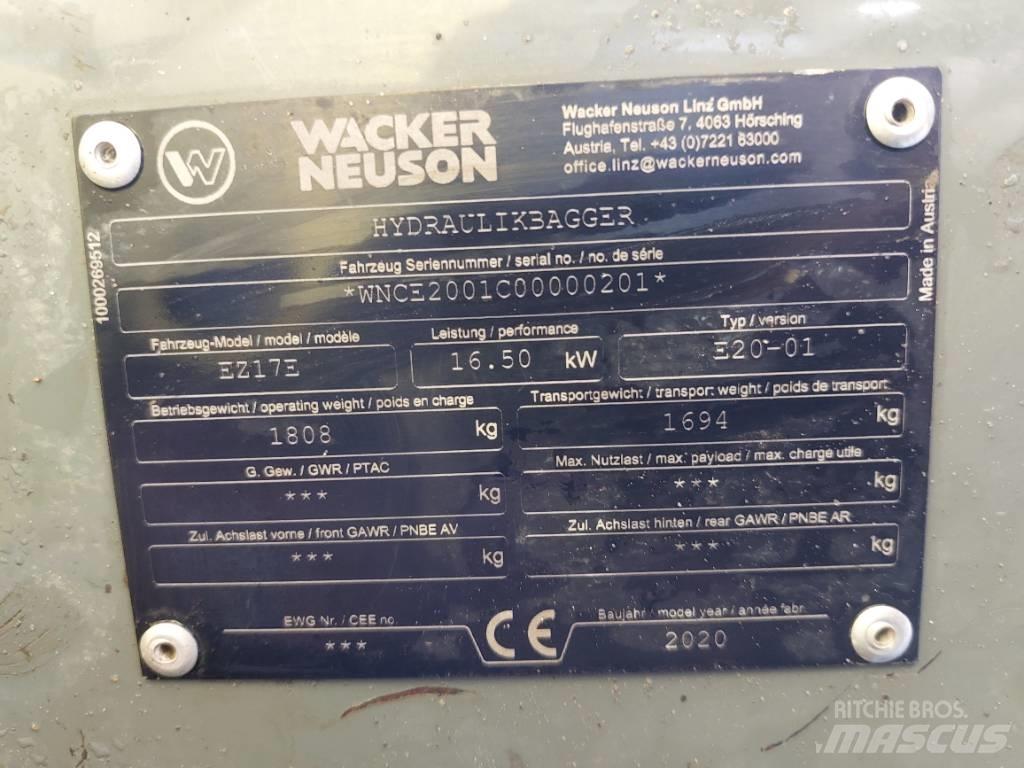 Wacker Neuson EZ17e Верижен екскаватор