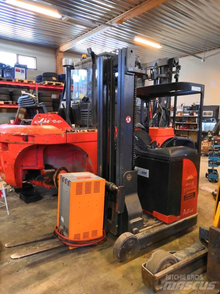 Linde R14AC Ретрак/ Високоповдигач с изместване на вилката напред