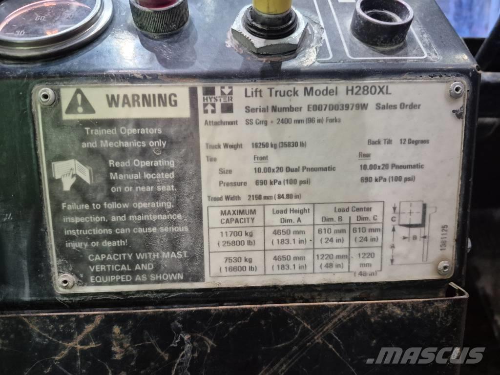 Hyster H 280 XL Вилични кари-повдигачи - други