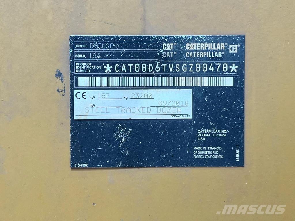 CAT D6T LGP Верижни булдозери
