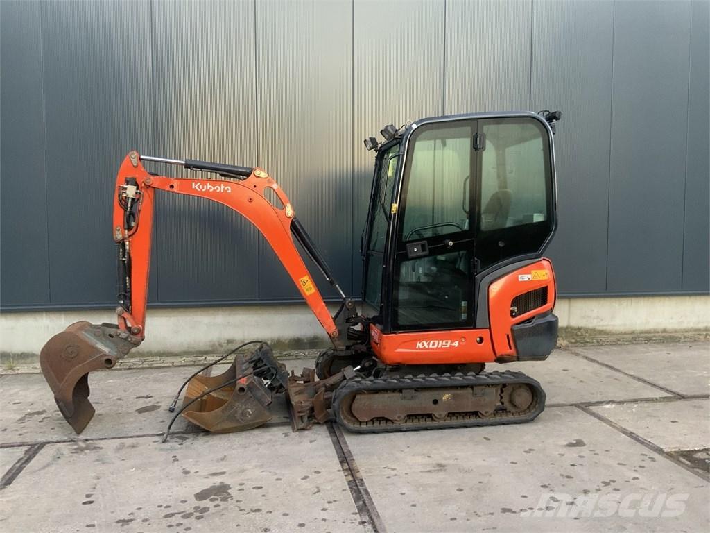 Kubota KX 019-4 Мини екскаватори < 7 т