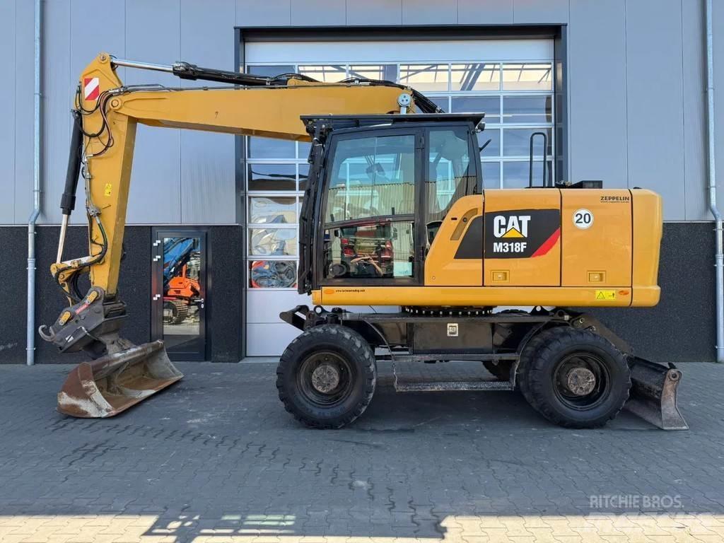 CAT M318F Колесни екскаватори