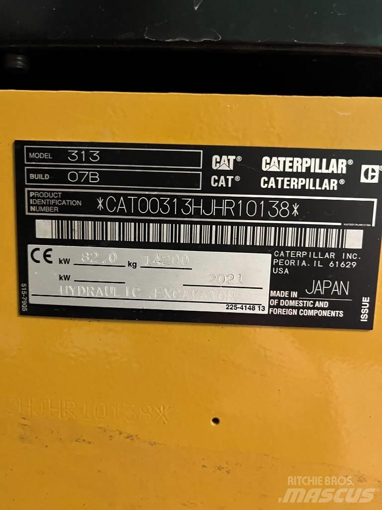CAT 313 Next Gen Верижен екскаватор
