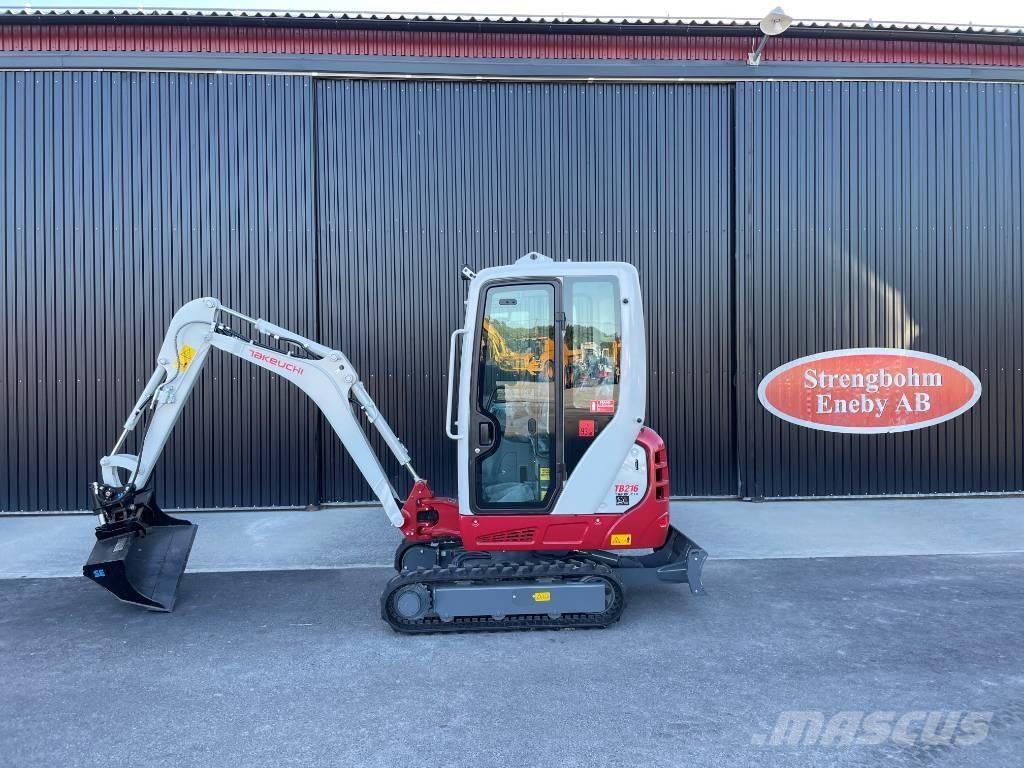 Takeuchi TB 216 Мини екскаватори < 7 т