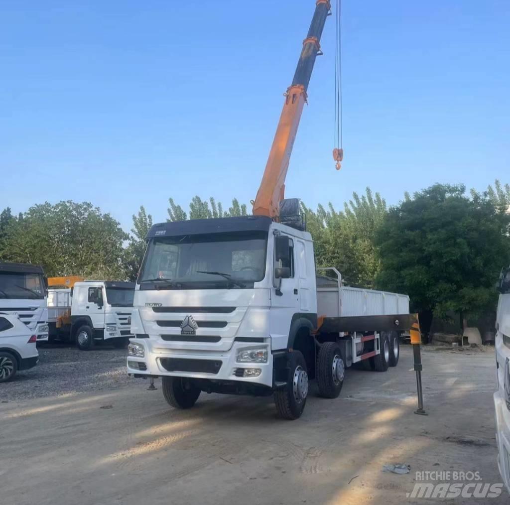 Howo 371 375 Камиони с кран с кука