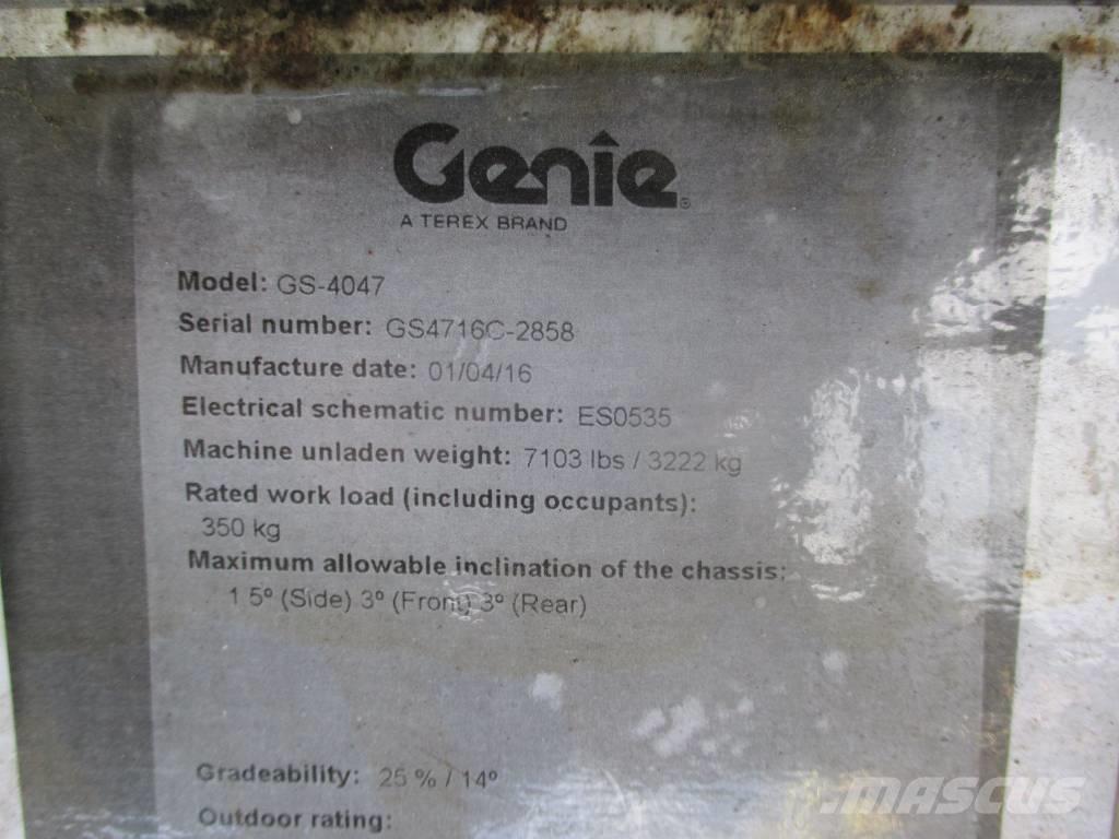 Genie GS 4047 Ножични работни платформи