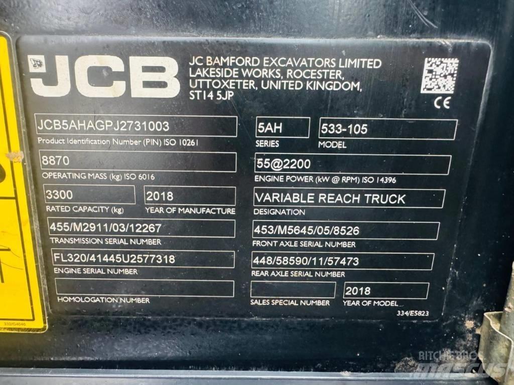 JCB 533-105 Телескопични товарачи