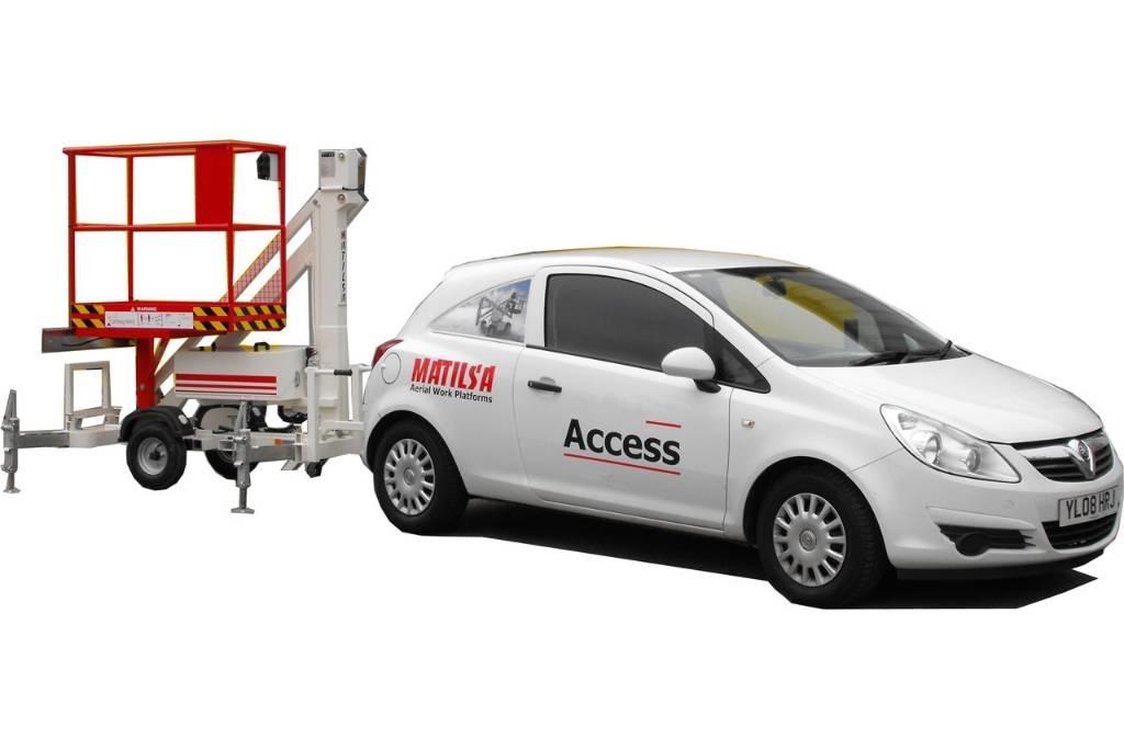 Matilsa Parma 7 Моторизирани платформи с ремарке