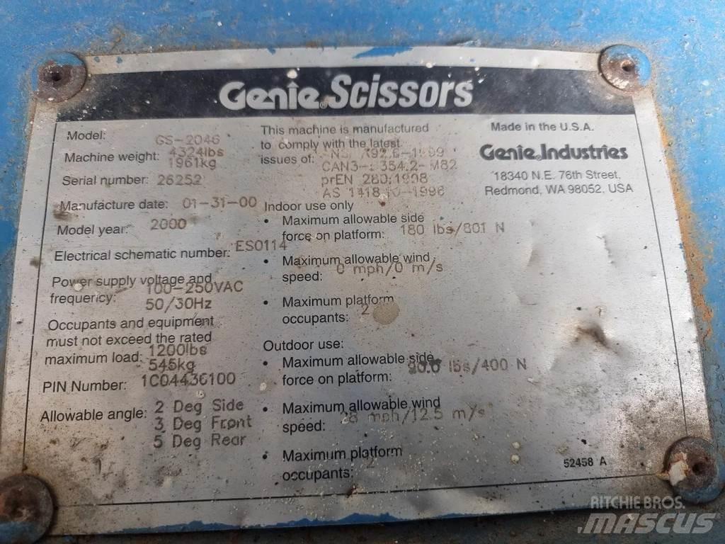 Genie GS2046 Ножични работни платформи