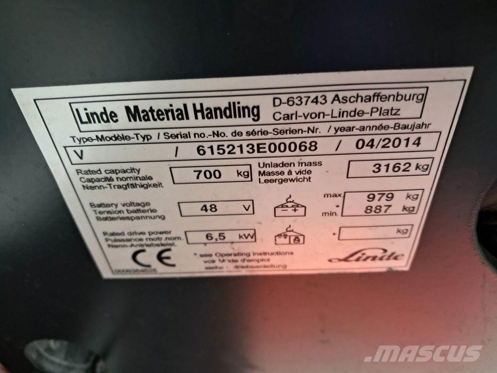 Linde V Машини за комисиониране нископовдигачи