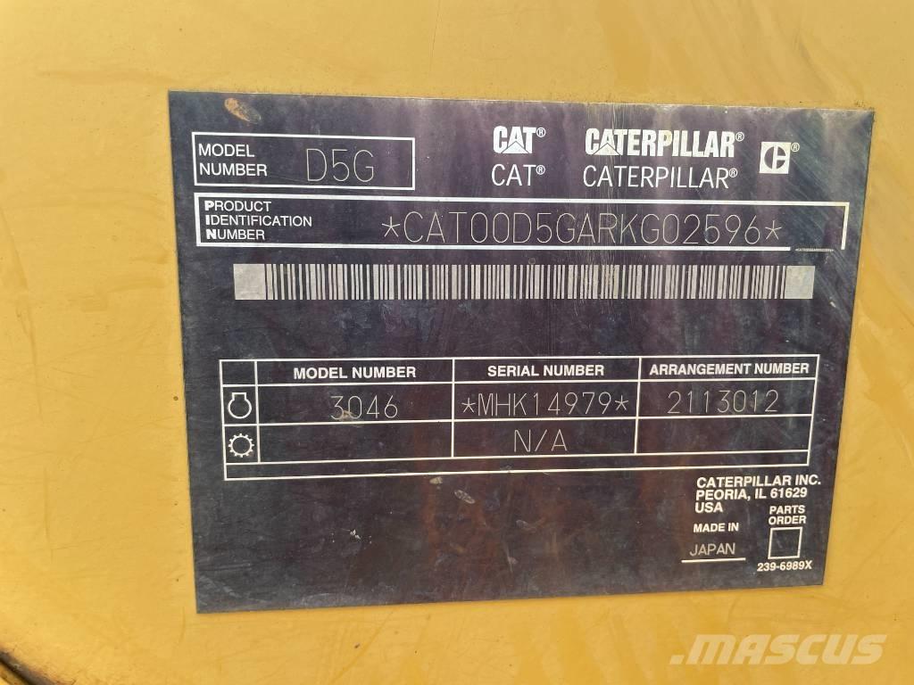 CAT D 5 LGP Верижни булдозери
