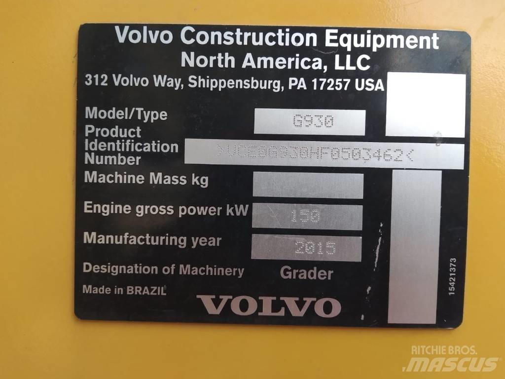Volvo G 930 Грейдери