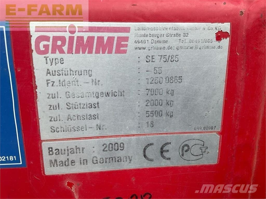 Grimme se 85-55 Комбайни за картофи и копачи