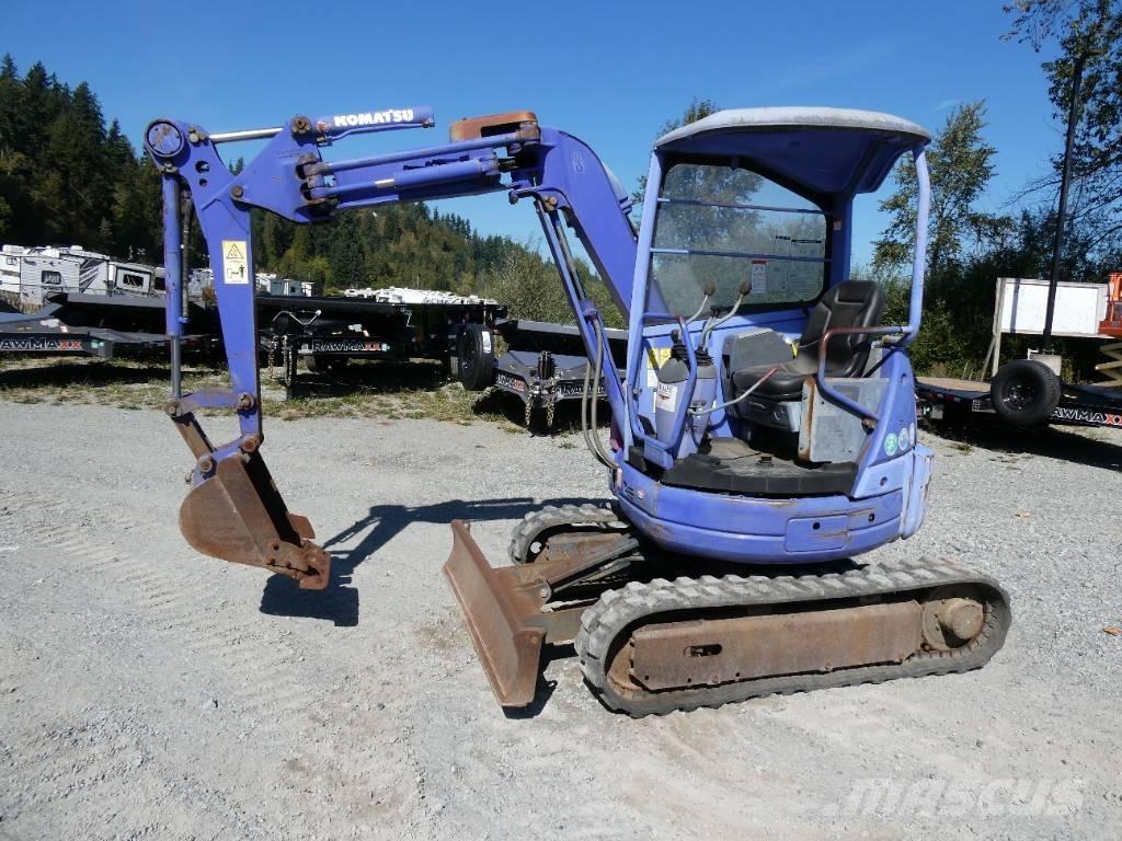 Komatsu PC20UU-3 Мини екскаватори < 7 т