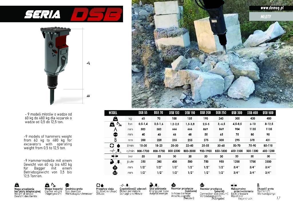  DEMOQ DSB400 Чукове/Раздробители
