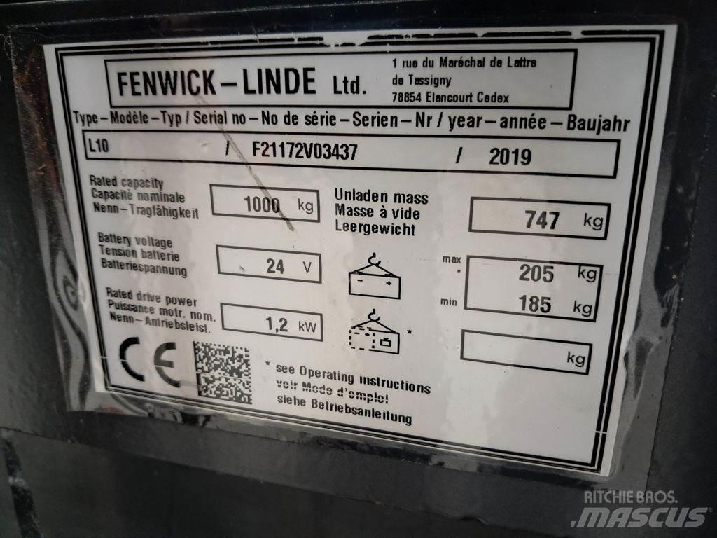 Linde L10 Колички високоповдигачи с теглич