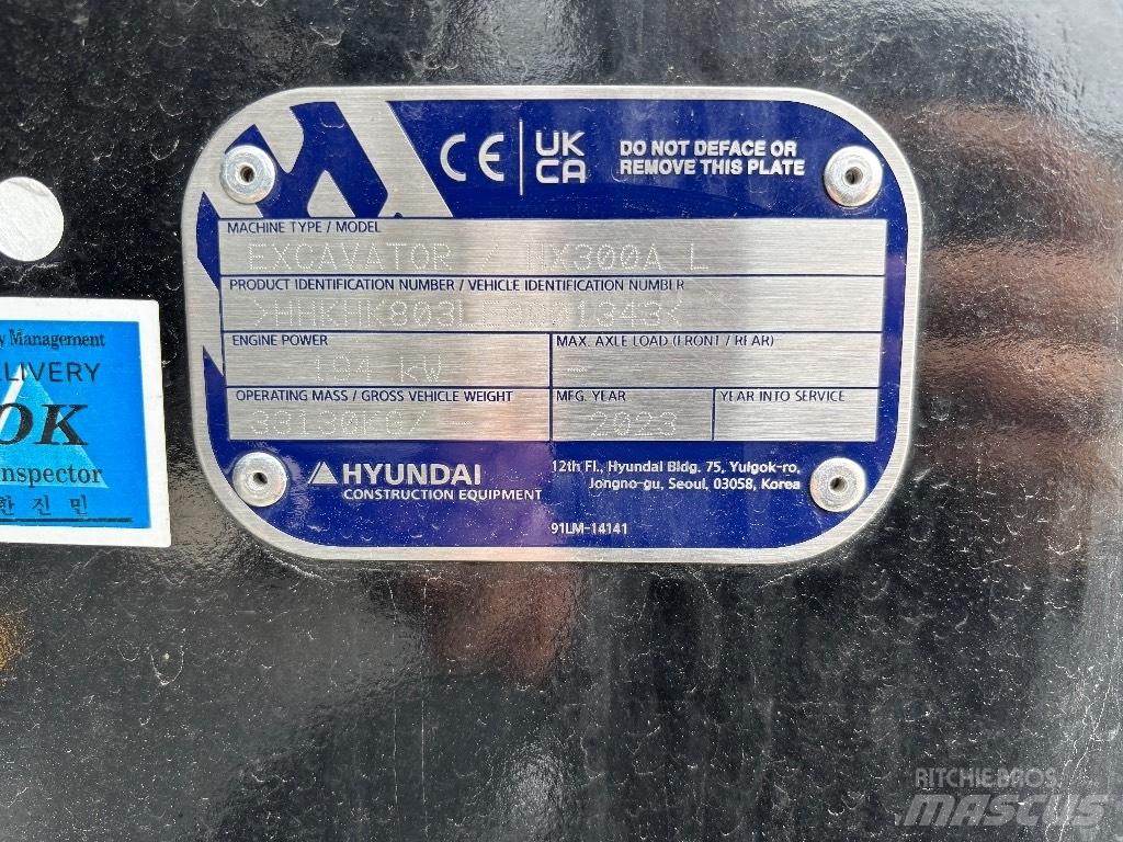 Hyundai HX300A L Верижен екскаватор