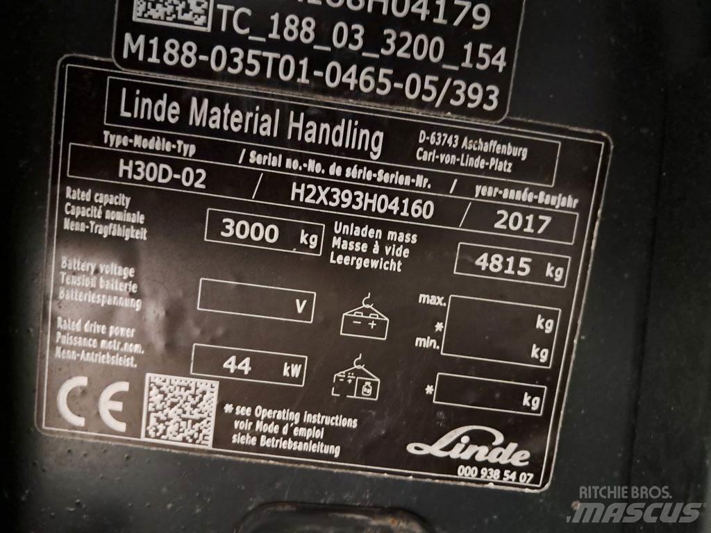 Linde H30D-02 Дизелови камиони