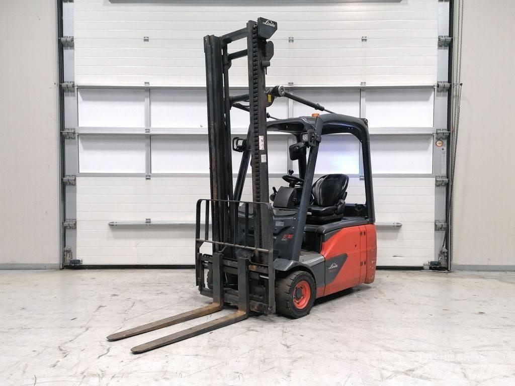 Linde E16-02 Електрически вилични кари-повдигачи