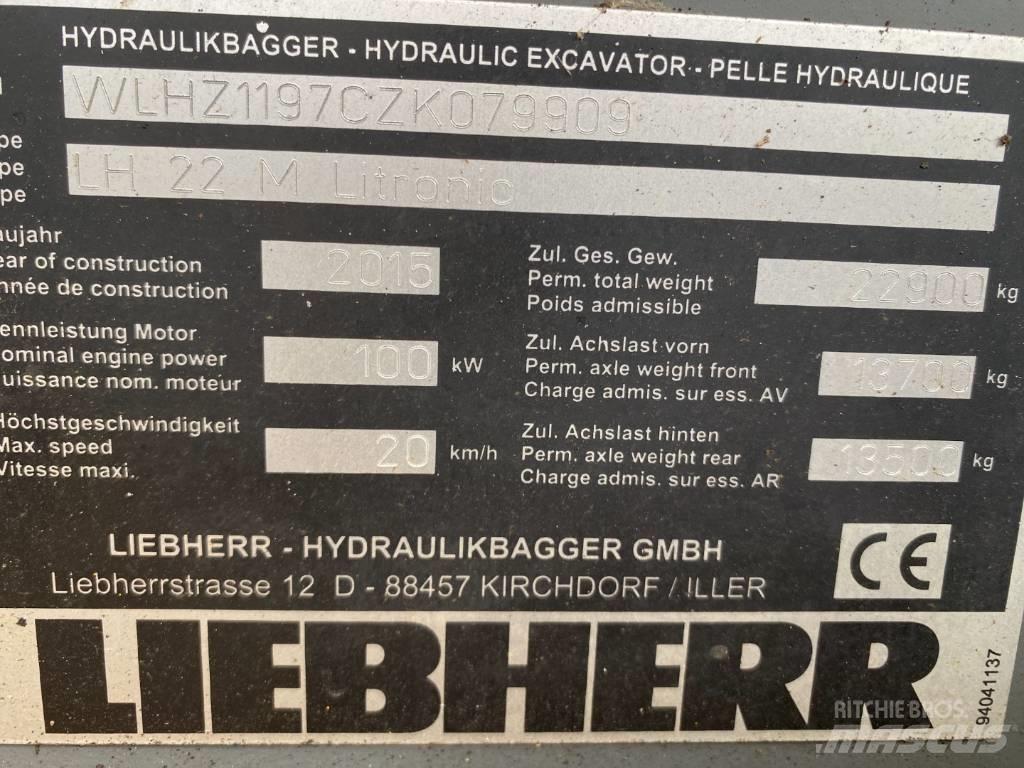 Liebherr LH 22 M Оператори на отпадъци/индустрия
