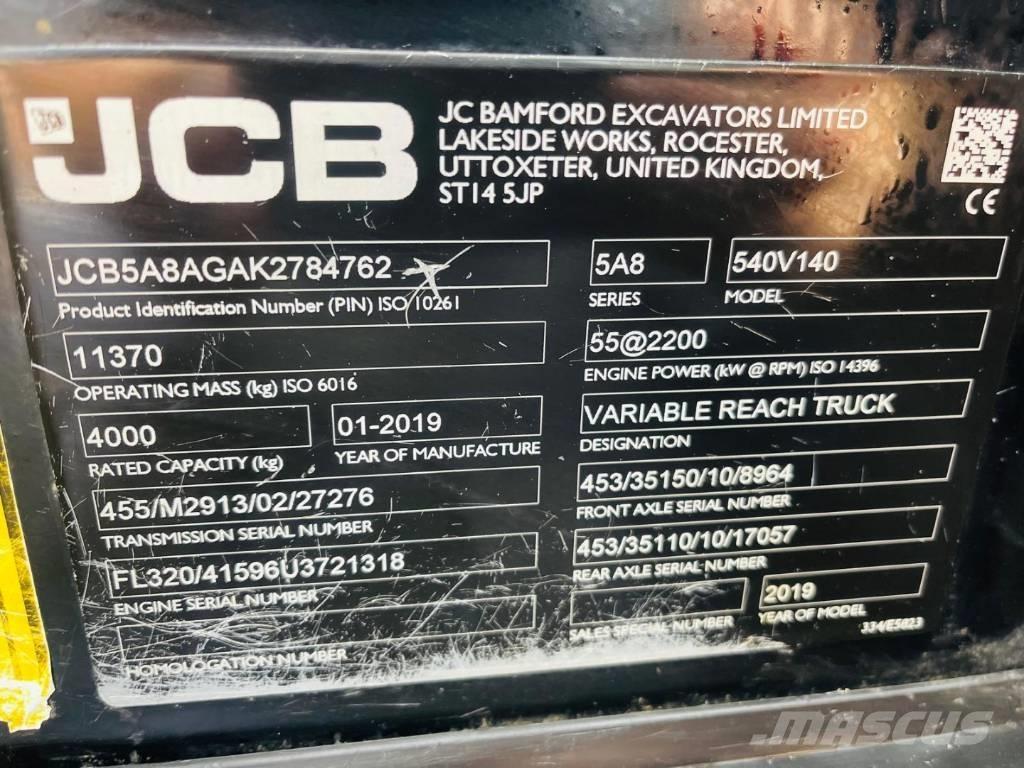 JCB 540-140 Телескопични товарачи