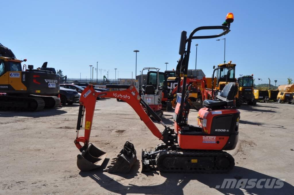 Kubota K 008-5 Мини екскаватори < 7 т