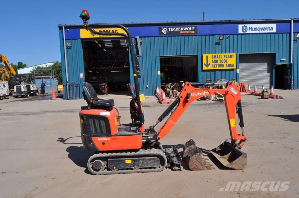 Kubota K 008-5 Мини екскаватори < 7 т