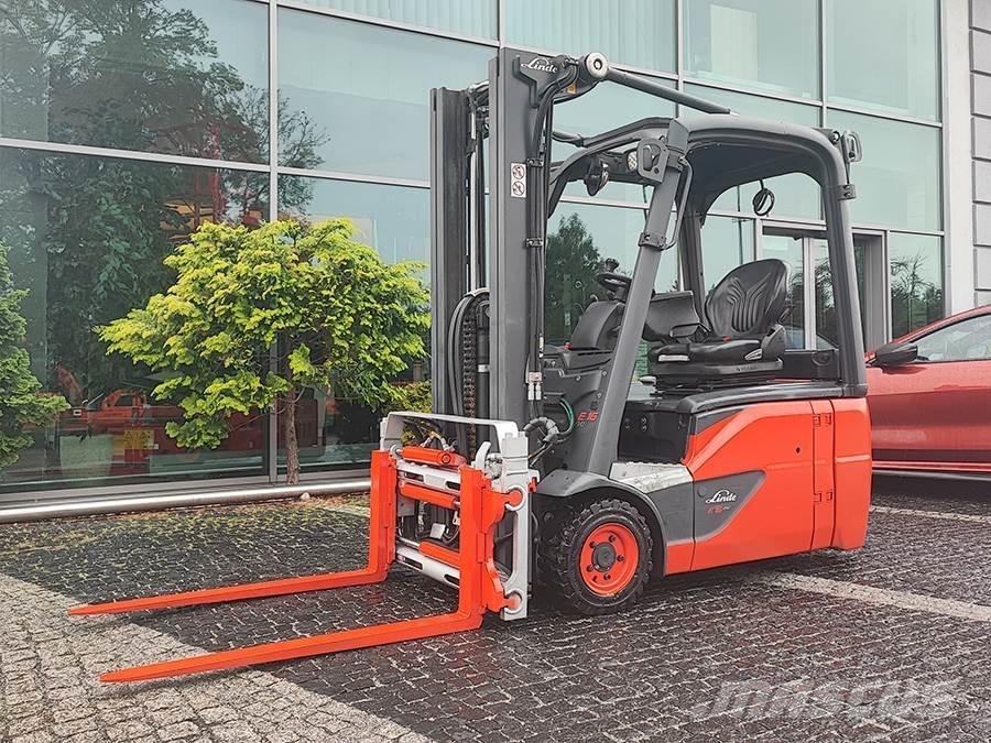 Linde E16-02 Електрически вилични кари-повдигачи