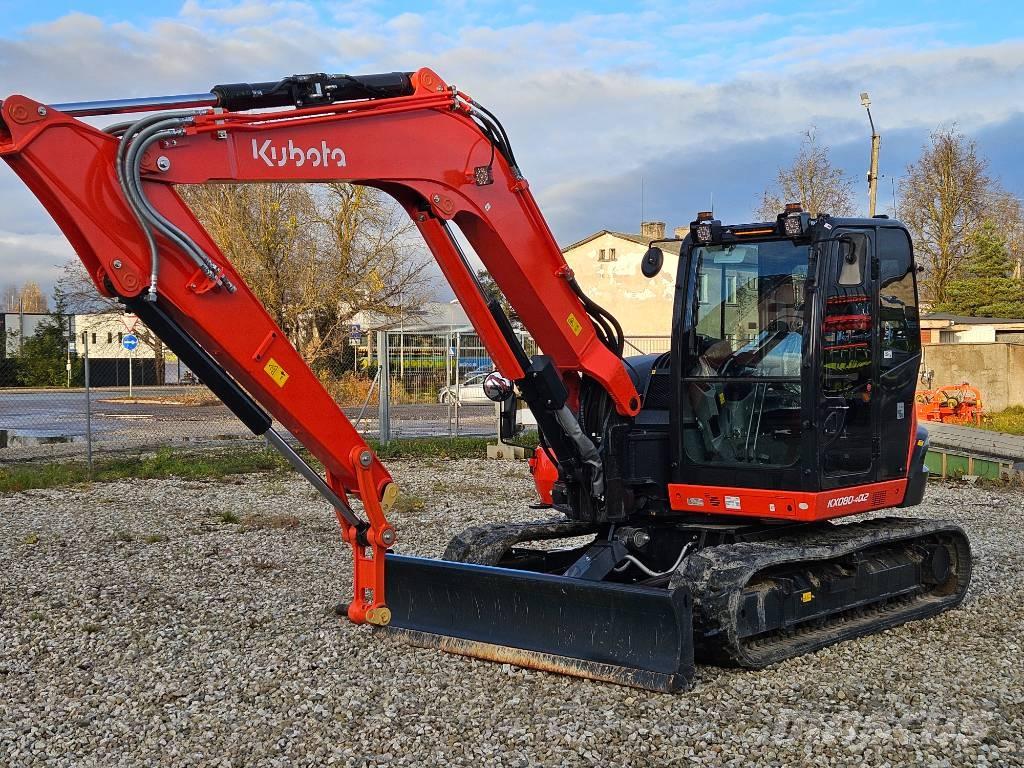 Kubota KX 080-4 Средни екскаватори 7т - 12т