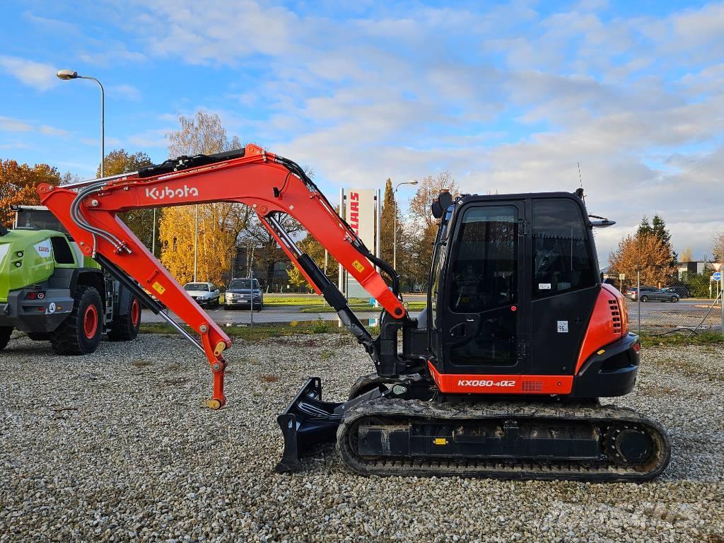 Kubota KX 080-4 Средни екскаватори 7т - 12т