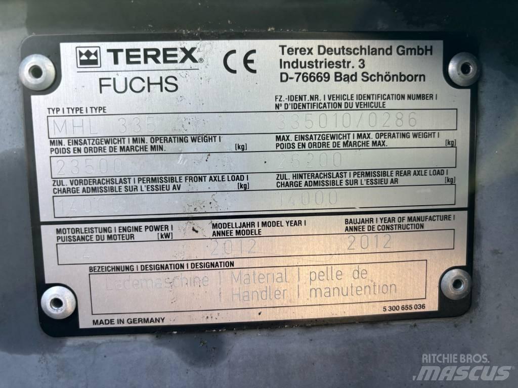 Fuchs MHL 335 Оператори на отпадъци/индустрия
