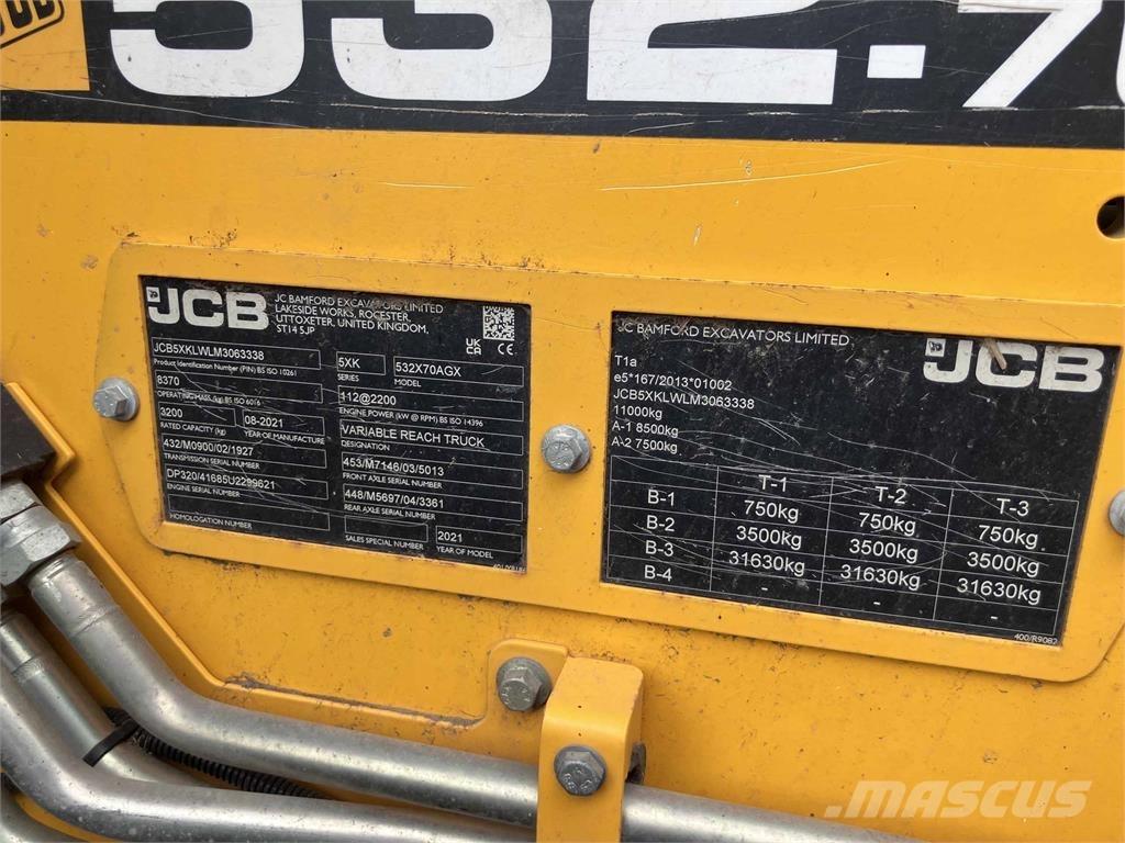 JCB 532.70 AGRIXTRA Телескопични товарачи за селското стопанство