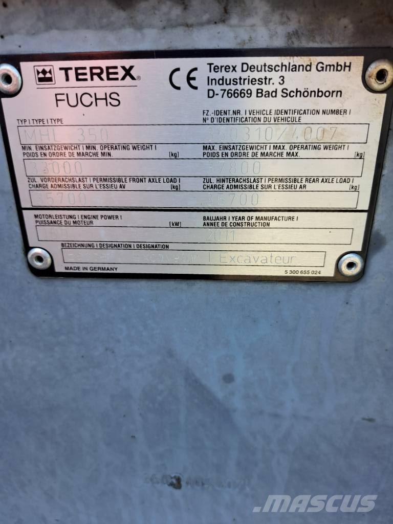 Fuchs MHL350E + Polyp Оператори на отпадъци/индустрия
