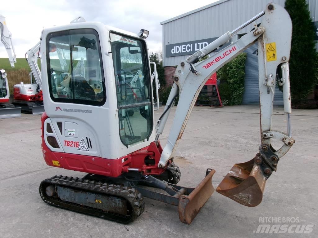Takeuchi TB 216 Мини екскаватори < 7 т