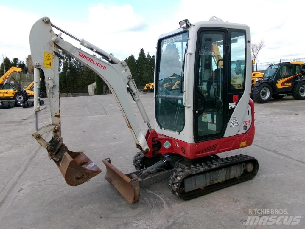 Takeuchi TB 216 Мини екскаватори < 7 т