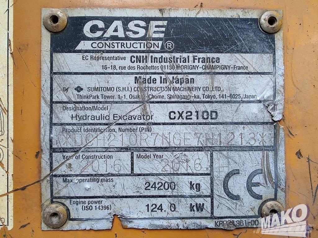 CASE CX 210 D Верижен екскаватор