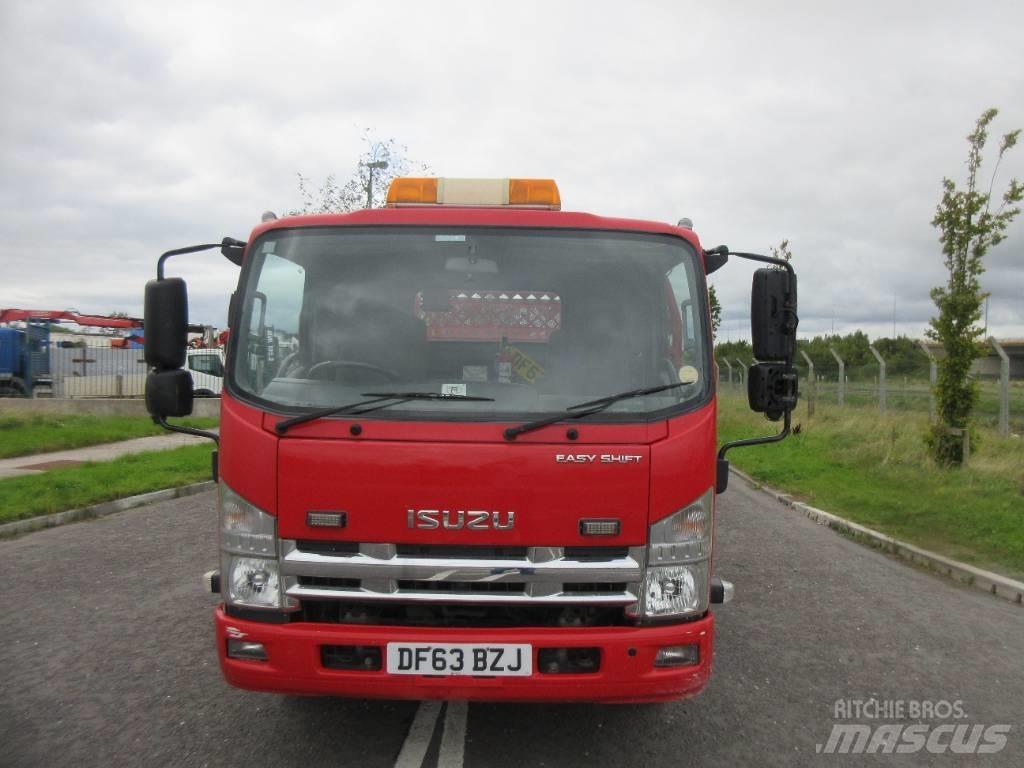 Isuzu N 75.190 Бордови камион / автолебедка