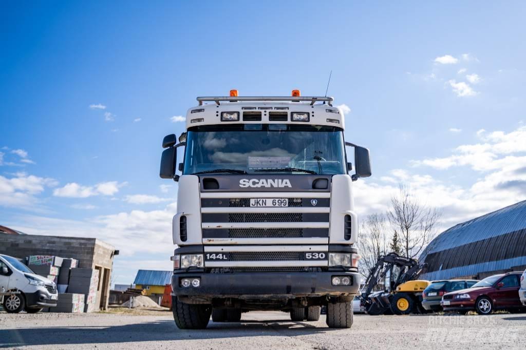 Scania R 144 GB Камиони с кран с кука