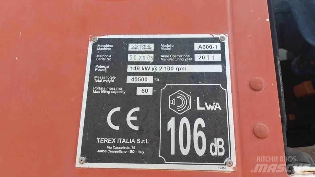 Terex A600 Кранове за тежък терен
