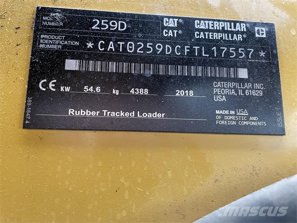 CAT 259D HF Мини товарачи
