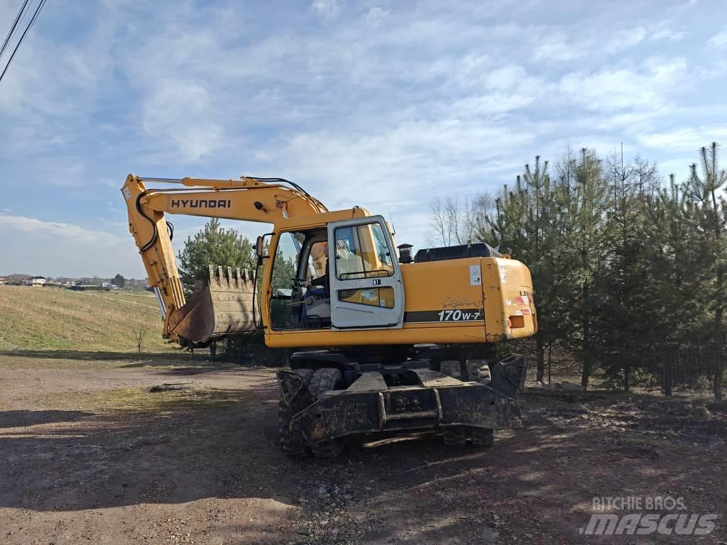 Hyundai 170W-7 Колесни екскаватори