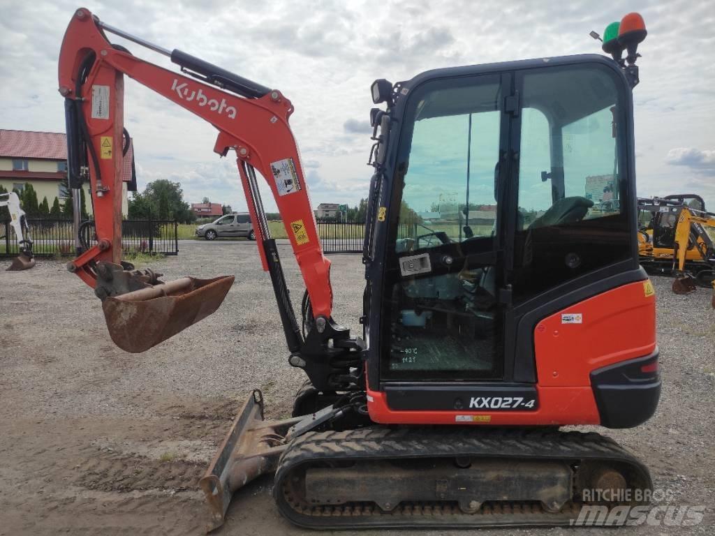 Kubota KX 027-4 Мини екскаватори < 7 т