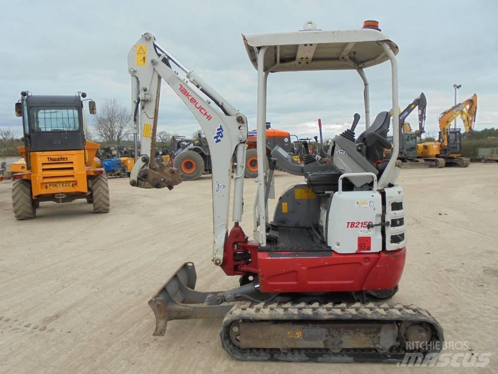 Takeuchi TB215R Мини екскаватори < 7 т