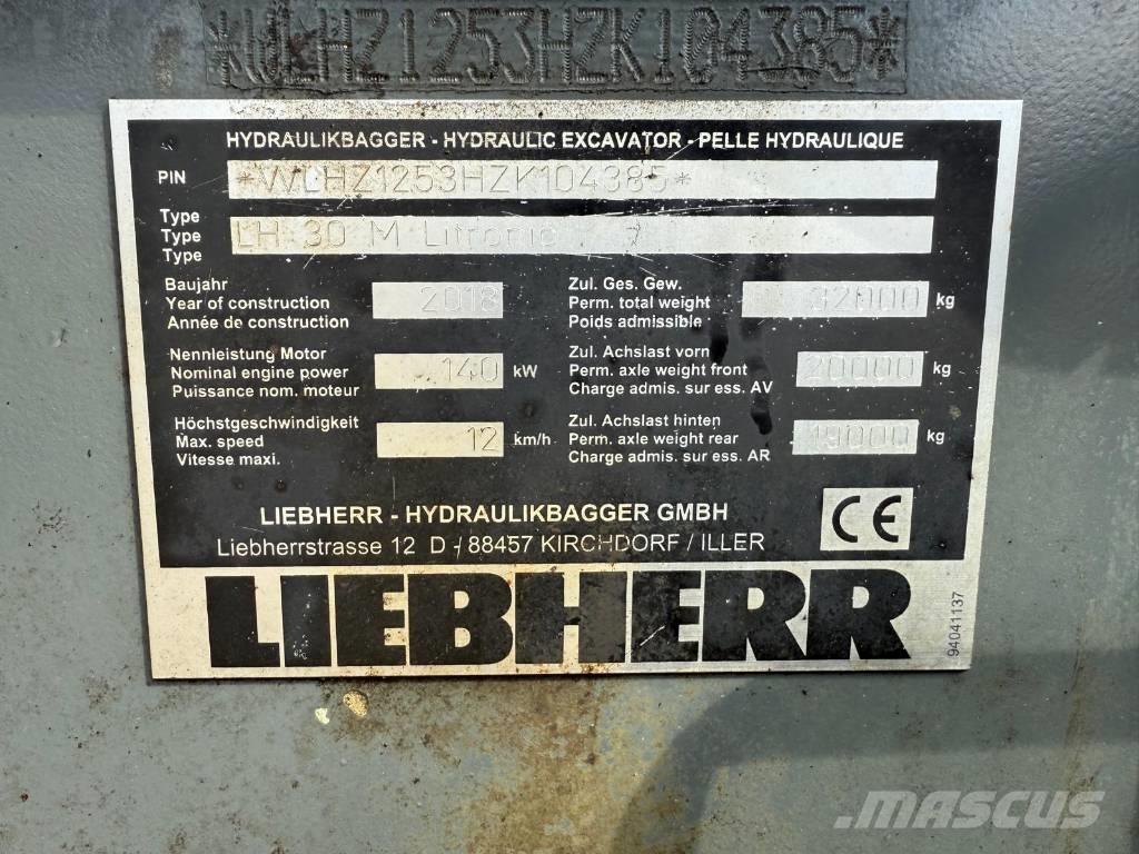 Liebherr LH 30 M Оператори на отпадъци/индустрия

