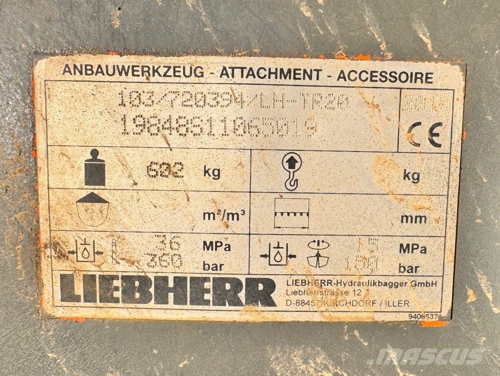 Liebherr LH-TR 20 Бързи съединители