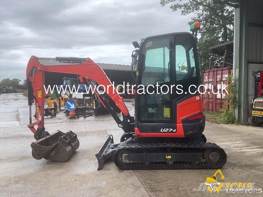 Kubota U 27-4 Мини екскаватори < 7 т