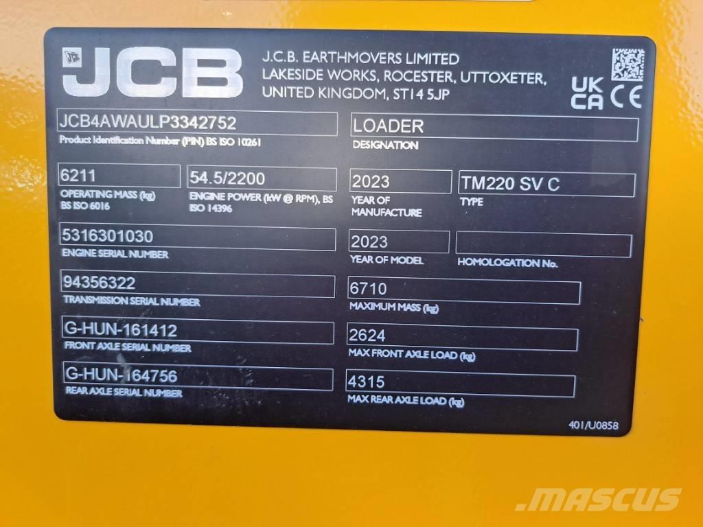 JCB TM 220 SV Колесни товарачи