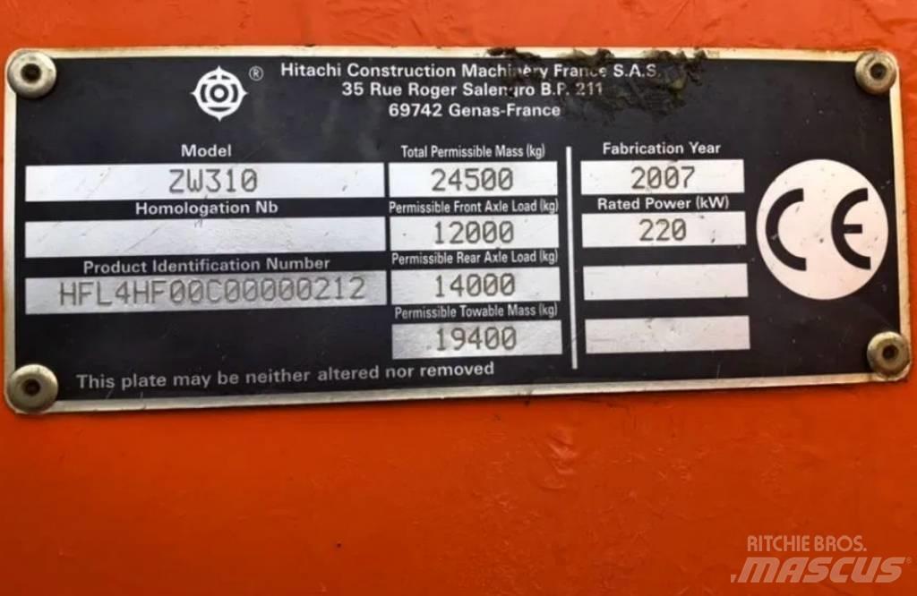 Hitachi ZW 310 Колесни товарачи