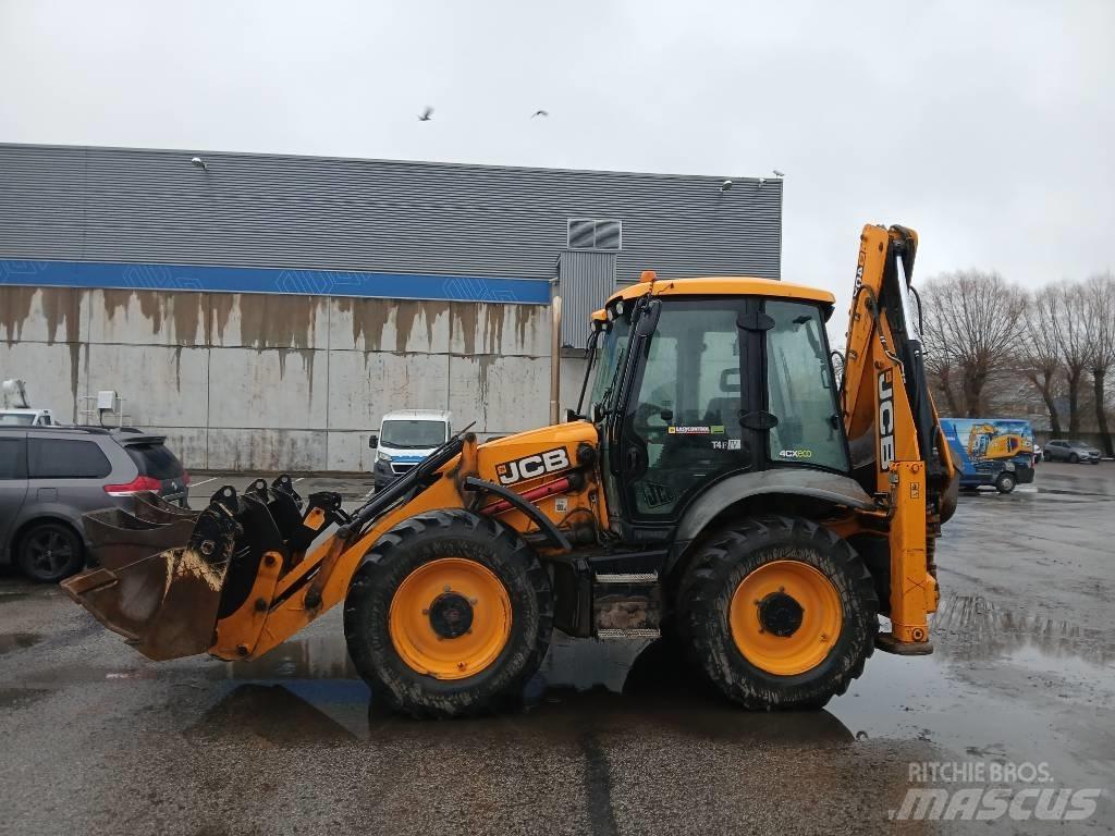 JCB 4cxAEC joystick Товарач със заден ексватор