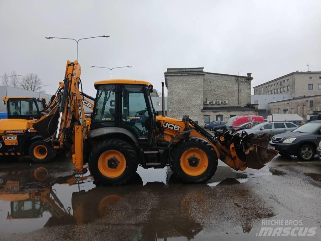 JCB 4cxAEC joystick Товарач със заден ексватор